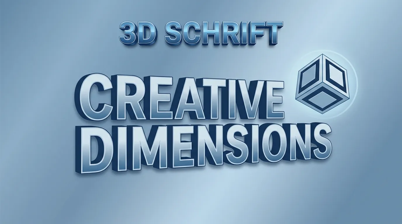 3D Schrift