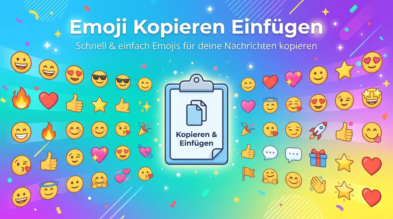 Emoji Kopieren Einfügen