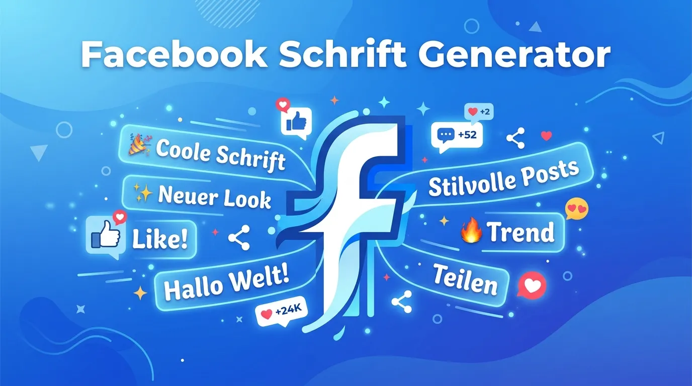 Facebook Schrift Generator