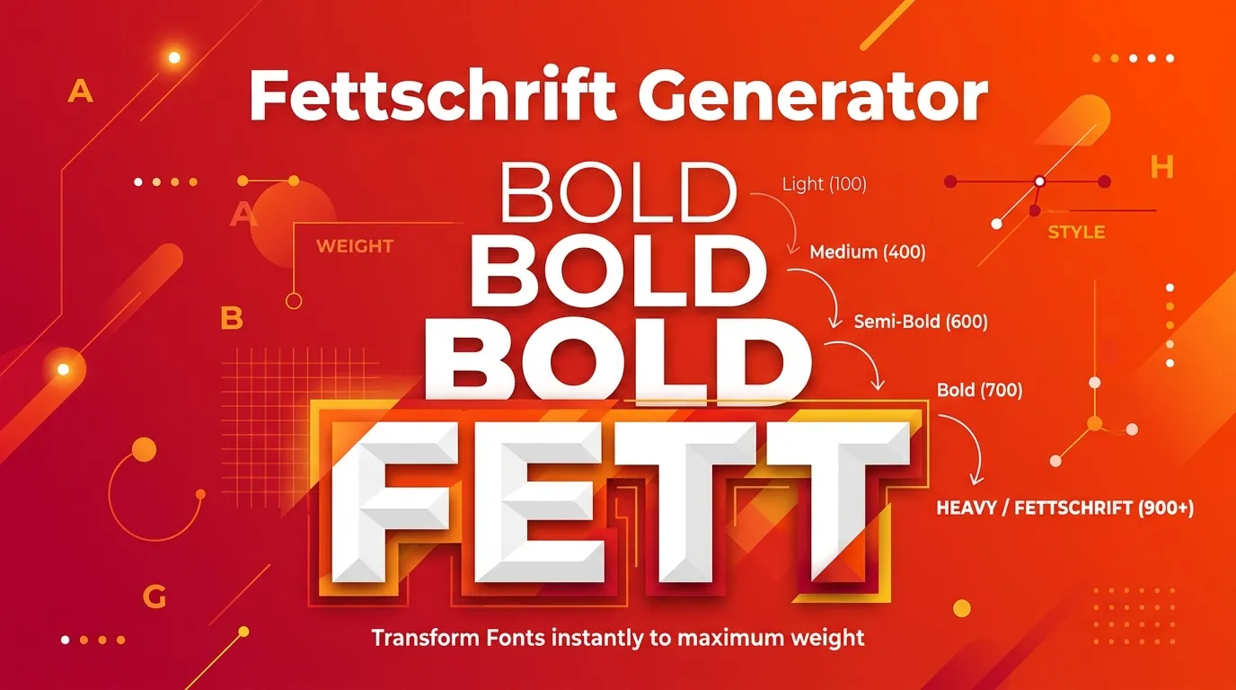 Fettschrift Generator