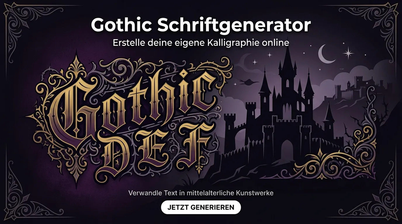 Gothic Schriftgenerator