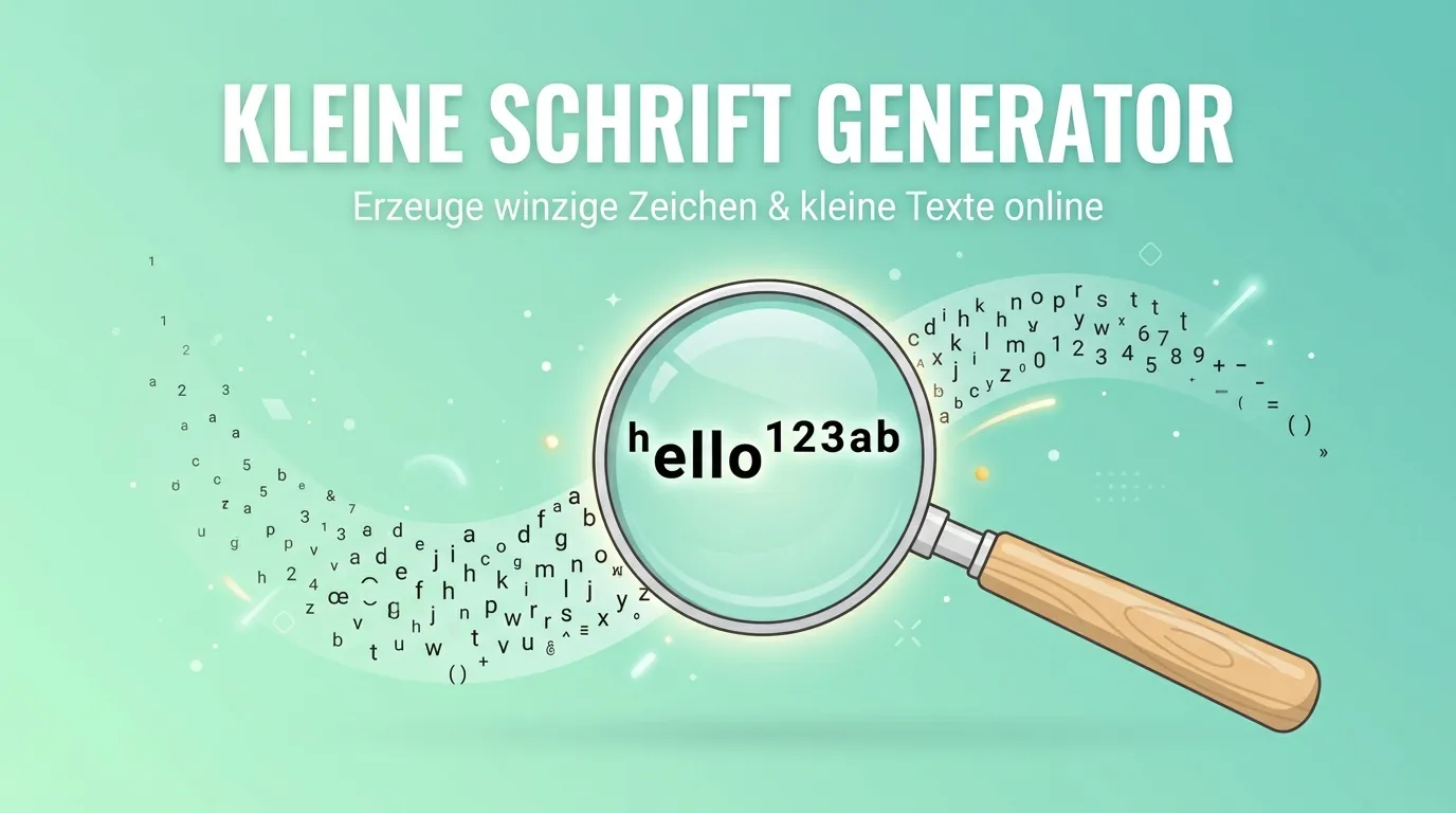 Kleine Schrift Generator