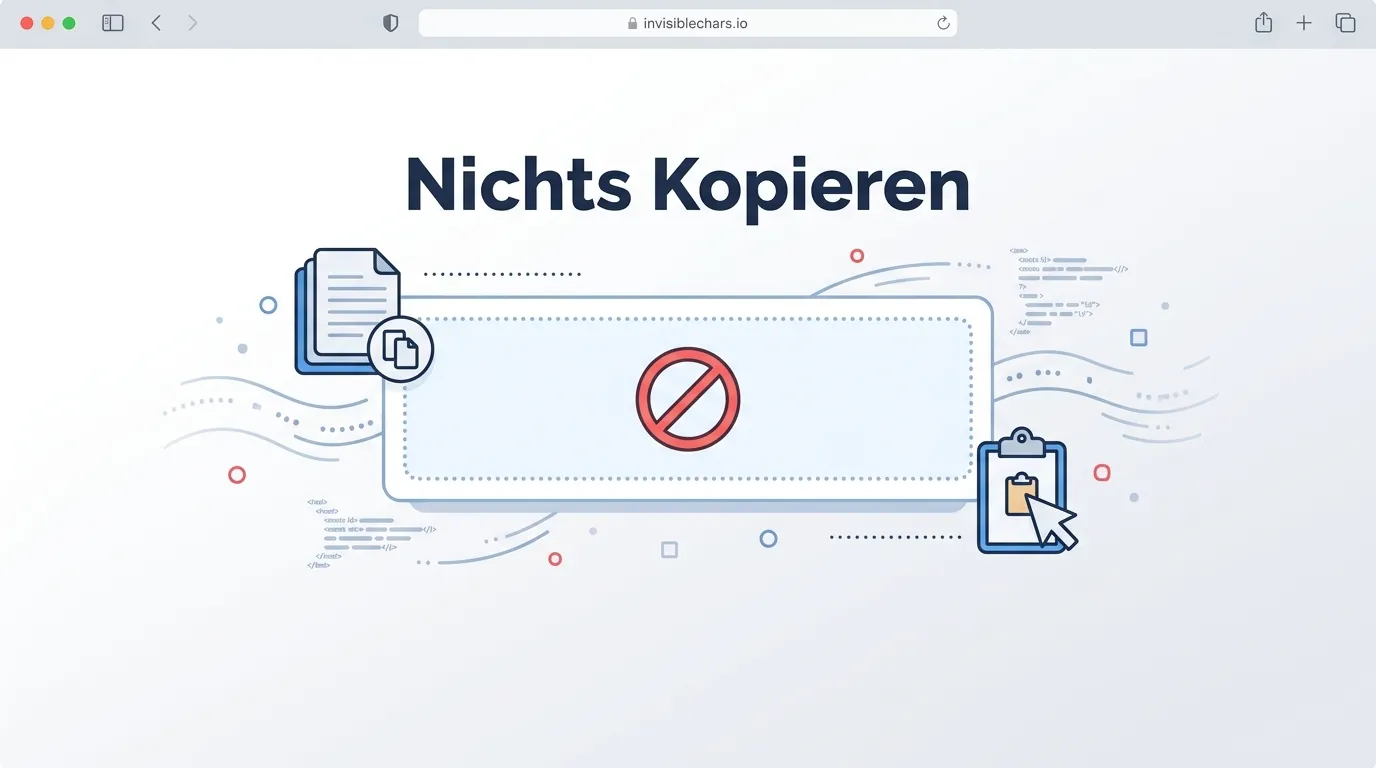 Nichts Kopieren