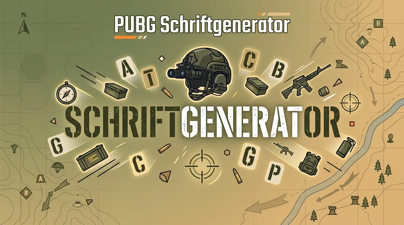 PUBG Schriftgenerator