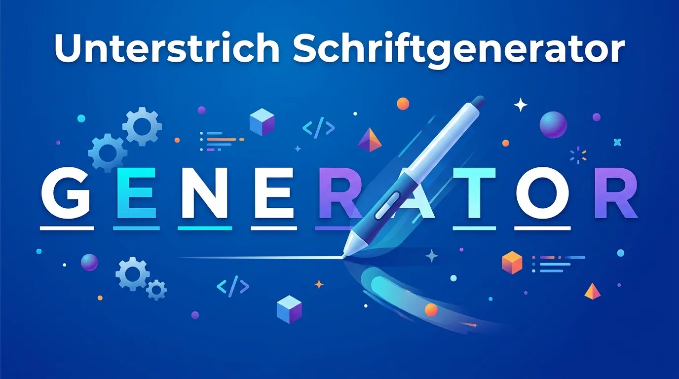 Unterstrich Schriftgenerator