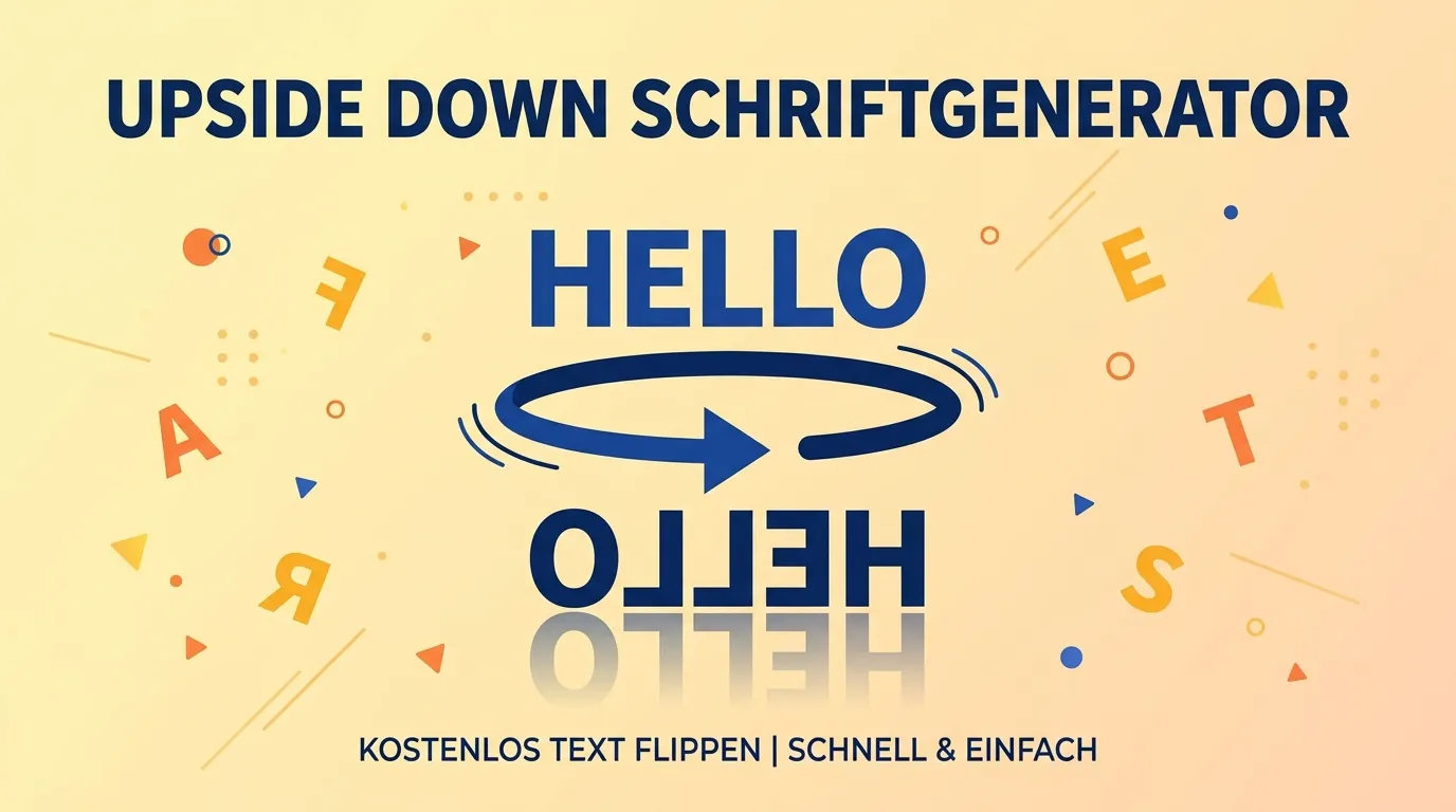 Upside Down Schriftgenerator