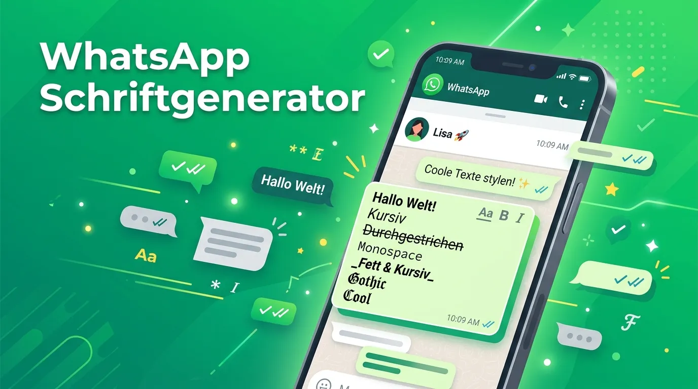 WhatsApp Schriftgenerator